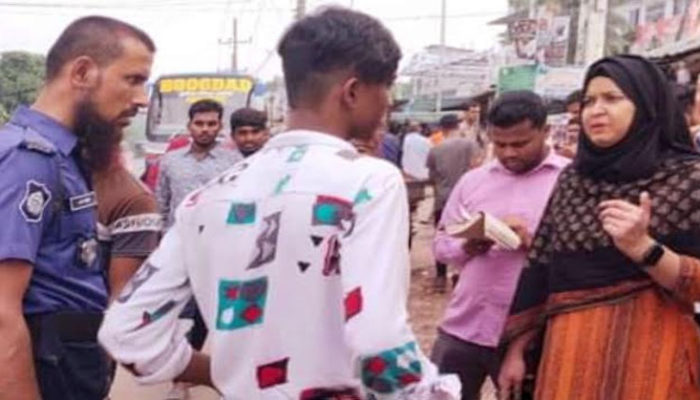 শাহরাস্তিতে সড়ক আইনে ৭ মামলায় অভিযুক্তের দন্ড