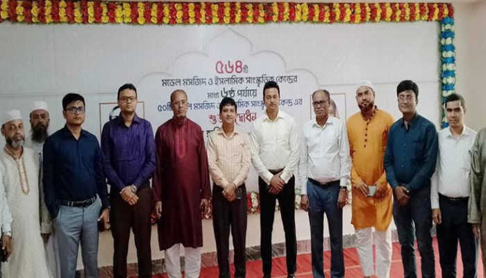 চাঁদপুর সদর সহ দেশব্যাপী একযোগে ৫০টি মডেল মসজিদের উদ্বোধন