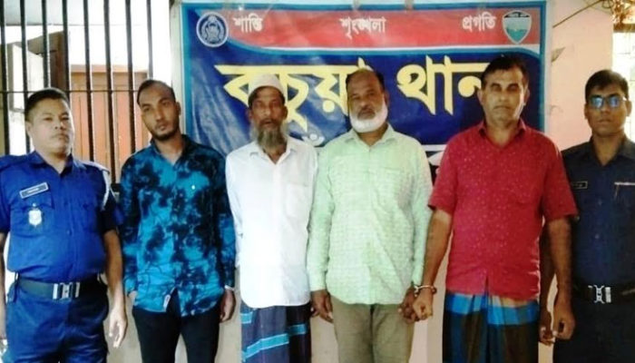 কচুয়ায় নাশকতার মামলায় ৪ বিএনপি নেতা গ্রেফতার