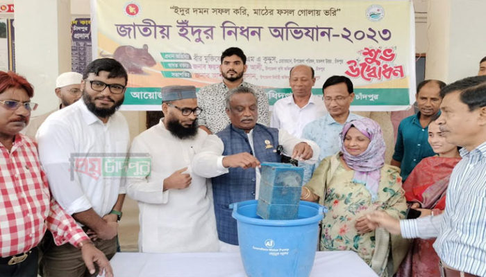মতলব উত্তরে জাতীয় ইঁদুর নিধন অভিযানের উদ্বোধন