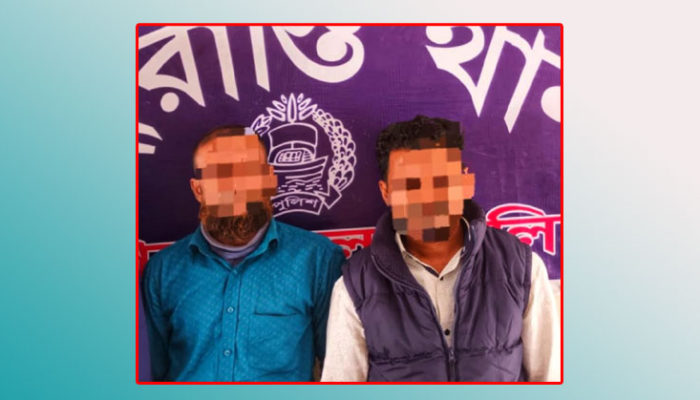 শাহরাস্তিতে ডাকাতি ও যৌতুক মামলায় ২ আসামি আটক
