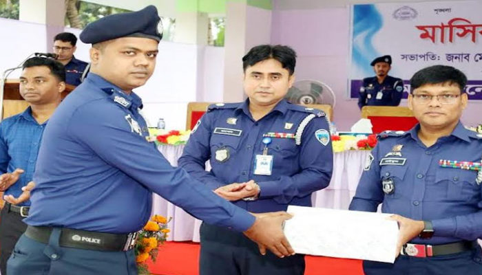 জেলায় শ্রেষ্ঠ এএসআই হলেন ফরিদগঞ্জ থানার সাদ্দাম