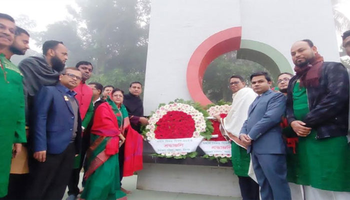 কচুয়ায় বিনম্র শ্রদ্ধায় ও যথাযোগ্য মর্যাদায় জাতীয় বিজয় দিবস উদযাপন