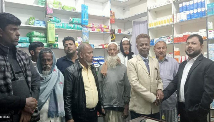 লাঙ্গল প্রতীকের প্রার্থী অ্যাডঃ মহসীন খানের গণসংযোগ