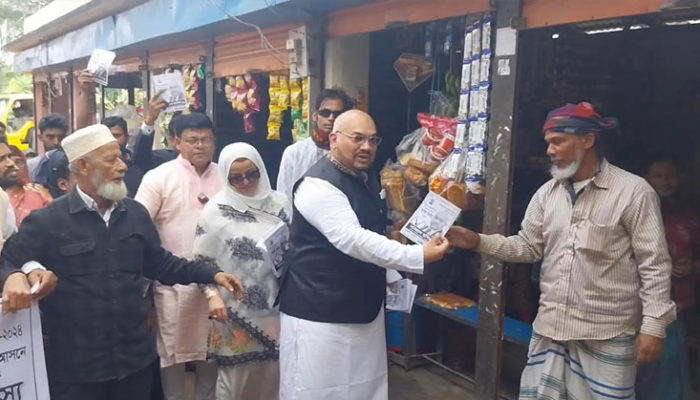 আমি ফরিদগঞ্জের মানুষের সেবক হতে চাই : লাঙ্গল প্রতীকের প্রার্থী সাজ্জাদ রশিদ