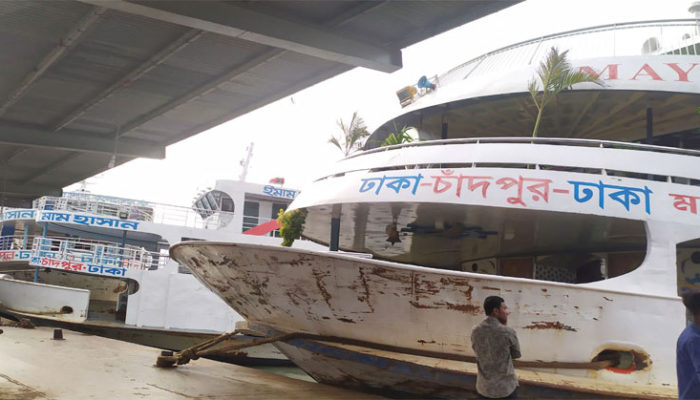 দ্বাদশ জাতীয় সংসদ নির্বাচন উপলক্ষে চাঁদপুরসহ সকল রুটে যাত্রীবাহী লঞ্চ চলাচল বন্ধ