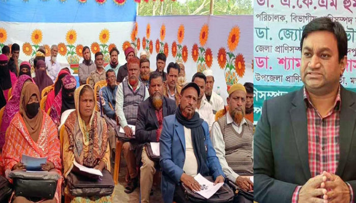 মতলব উত্তরে প্রাণী সম্পদ ও ডেইরি উন্নয়ন প্রকল্পের আওতায় প্রশিক্ষণ