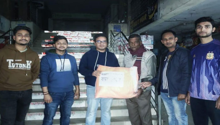 চাঁদপুরে ‘পলি বাংলাদেশ’র কম্বল বিতরণ