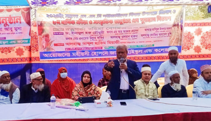 হোসনে জাহান উবিতে এসএসসি পরীক্ষার্থীদের বিদায় সংবর্ধনা