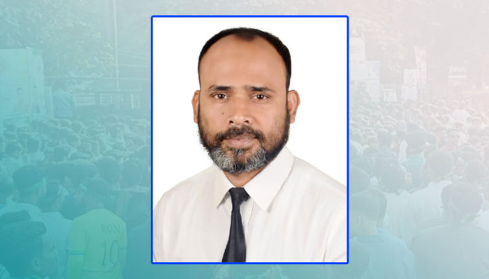 জয় বাংলা মিছিলে এক সাহসী কর্মীর নাম অ্যাড. হুমায়ুন কবির সুমন