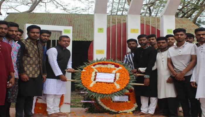 নারায়ণপুর পৌর যুবলীগ ও ছাত্রলীগের আন্তর্জাতিক মাতৃভাষা দিবস পালন