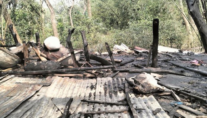 কচুয়ায় অগ্নিকাণ্ডে ঘরসহ গবাদিপশু পুড়ে ভষ্মীভূত