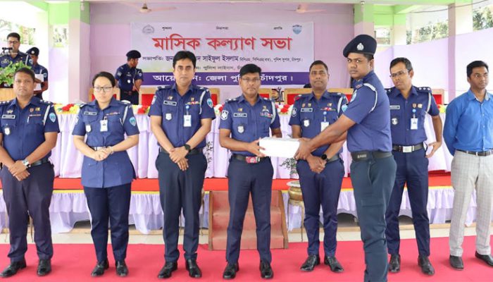 তৃতীয় বারের মতো জেলায় শ্রেষ্ঠ এএসআই হলেন ফরিদগঞ্জ থানার সাদ্দাম হোসেন