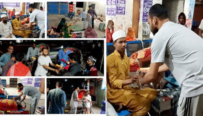 রোজায় সেহরি নিয়ে ছিন্নমূল মানুষের পাশে অ্যাড. হুমায়ুন কবির সুমন