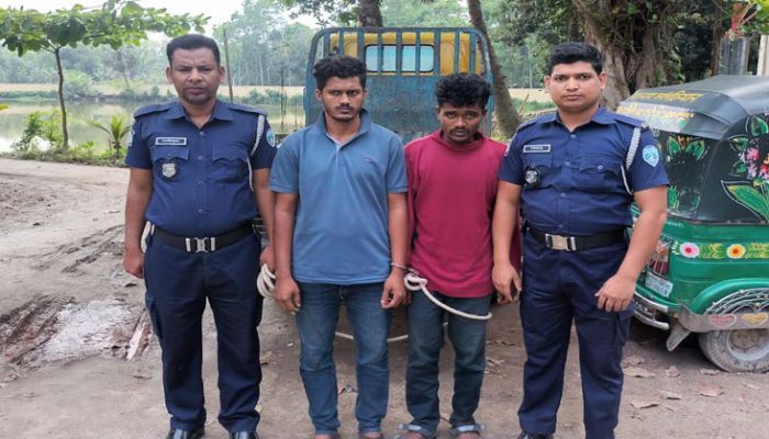 শাহরাস্তিতে চোরাই ট্রাক সহ ২ চোর আটক