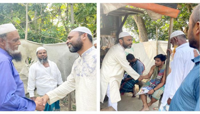 হানারচর ইউনিয়নে অ্যাড. হুমায়ুন কবির সুমনের ব্যাপক গণসংযোগ