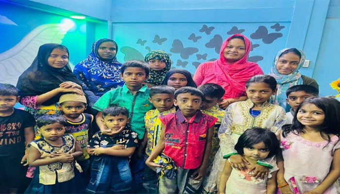 শিশুদের মাঝে বিজয়ীর ঈদ উপহার বিতরণ