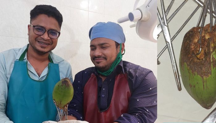 শাহরাস্তিতে নিজের পায়ুপথে ৬ ইঞ্চি ডাব প্রবেশ করিয়ে বিপাকে যুবক