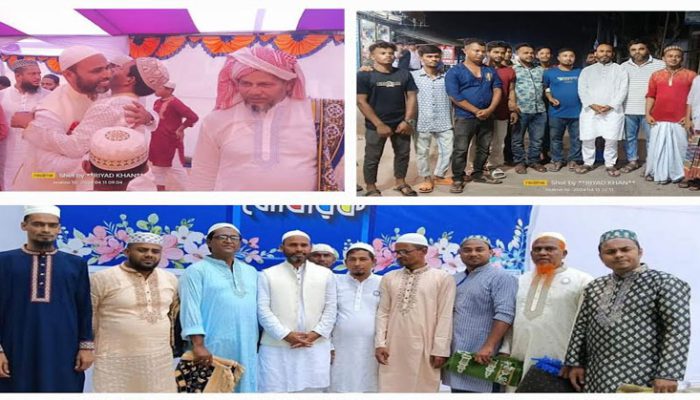৫ সহস্রাধিক নেতাকর্মী ও সর্বস্তরের জনগণের সঙ্গে ঈদ শুভেচ্ছা বিনিময়