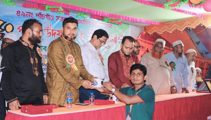আনন্দ-উচ্ছ্বাসে ৪৯ নং পাঁচগাঁও সপ্রাবি’র সুবর্ণ জয়ন্তী ও মিলনমেলা পালিত