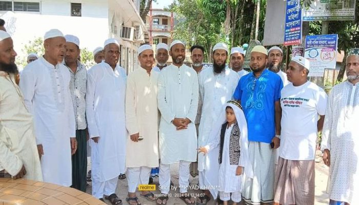 উপজেলা চেয়ারম্যান প্রার্থী অ্যাড. হুমায়ুন কবির সুমনের ঈদ শুভেচ্ছা বিনিময়