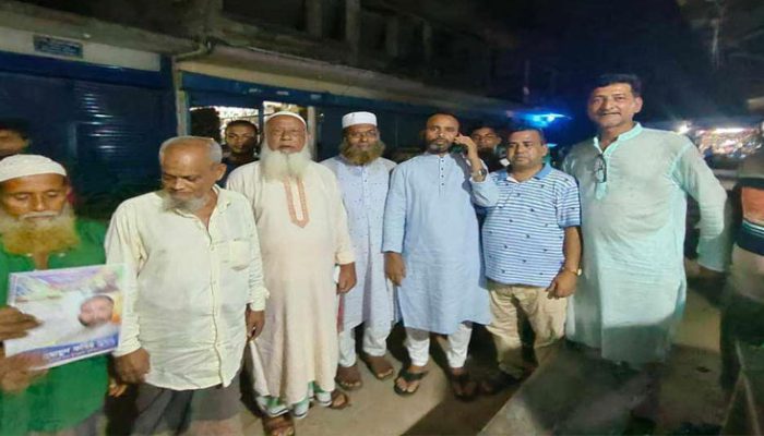 রামপুর ইউনিয়নে চেয়ারম্যান প্রার্থী অ্যাড. হুমায়ুন কবির সুমনের ব্যাপক গণসংযোগ