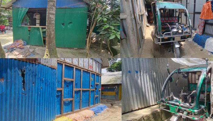 মতলব উত্তরে ৫ টাকা কে কেন্দ্র করে অর্ধ-শতাধিক বাড়িঘরে হামলা ও লুটপাট 