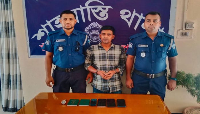 শাহরাস্তিতে আন্তঃজেলা চোর চক্রের সক্রিয় সদস্য নজু আটক
