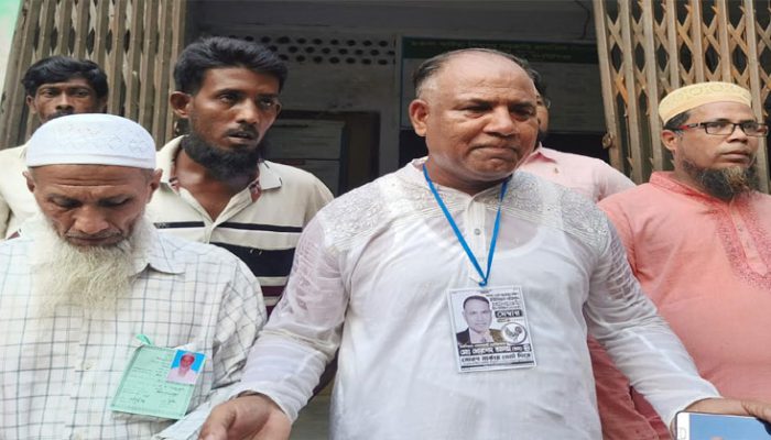 হাজীগঞ্জ উপ-নির্বাচনে মেম্বার নির্বাচিত খোরশেদ আলম