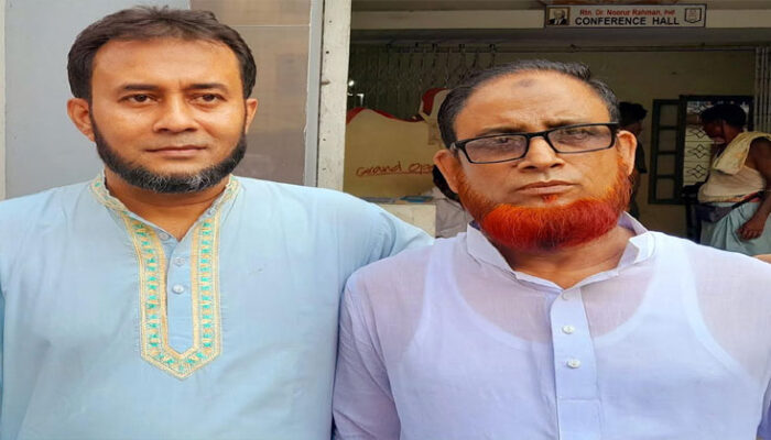 কুমিল্লা রোড সম্মিলিত ব্যবসায়ী সমিতির সভাপতি মমিন খান, সম্পাদক শোয়েব মৃধা