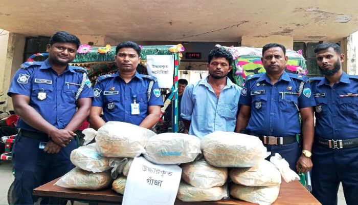 কচুয়ায় ১৪ কেজি গাঁজাসহ মাদক করাবারি আটক