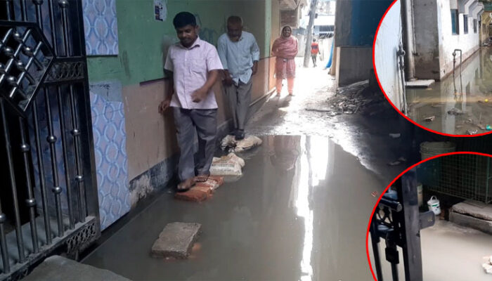 হাজীগঞ্জ পৌরসভার ড্রেন পরিষ্কার না করায় জলাবদ্ধতা, দুর্ভোগে শতাধিক পরিবার