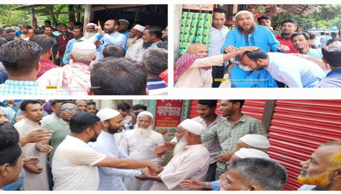ঘোড়া মার্কা সমর্থনে চেয়ারম্যান প্রার্থী অ্যাড. হুমায়ুন কবির সুমনের গণসংযোগ ও পথসভা