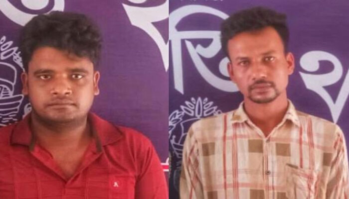 শাহরাস্তিতে ফসলি জমিনের পাঁকা ধান চুরি ও নারী নির্যাতনে অভিযুক্ত দুইজন আটক