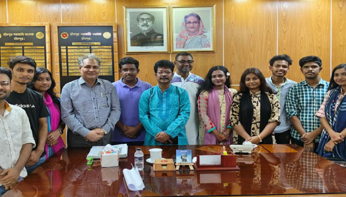 বিভাগীয় পর্যায়ের প্রতিযোগিতায় চাঁদপুর সরকারি কলেজের শিক্ষার্থীদের অর্জন