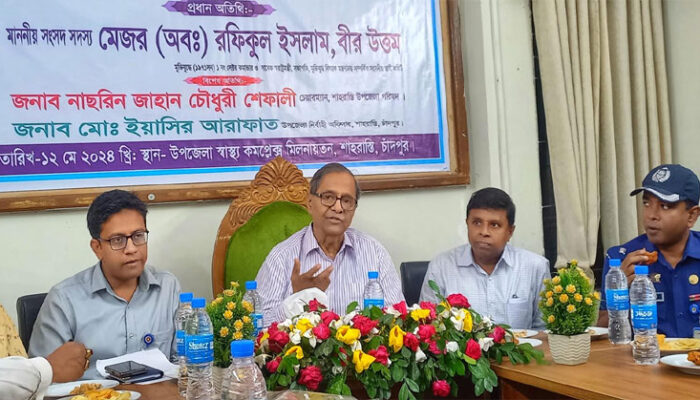 হতদরিদ্র রোগীদের জরুরি চিকিৎসা সেবাপ্রদানে তহবিল গঠন করা হবে : মেজর রফিকুল ইসলাম
