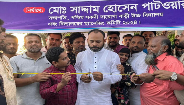 চাঁদপুরের চরমেশা ইউনিয়নে যাত্রী ছাউনী উদ্বোধন