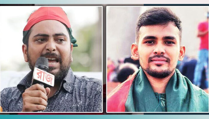 সমন্বয়ক থেকে অন্তর্বর্তী সরকারে অন্যতম দুই সমন্বয়ক নাহিদ ও আসিফ
