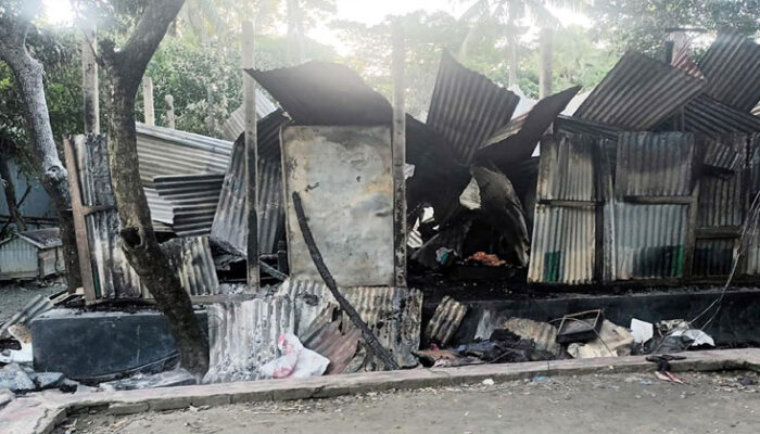 মতলব উত্তরে পুরুষশূন্য বাড়িতে হামলা-লুটপাট-অগ্নিসংযোগ