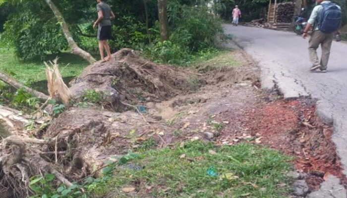 চাঁদপুরের ছয় উপজেলায় বন্যায় ১৯২ গ্রামীণ সড়কে প্রায় ৪০ কোটি টাকা ক্ষতি