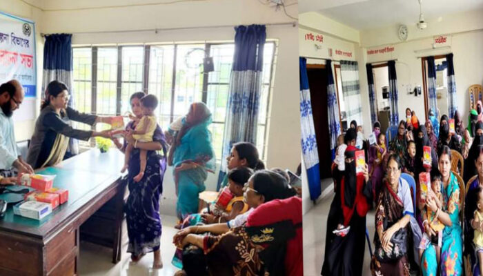 শাহরাস্তিতে দূঃস্থদের মাঝে  ঢাবির  ম্যানেজমেন্ট  এলামনাই  এসোসিয়েশন এর  শিশুখাদ্য বিতরন