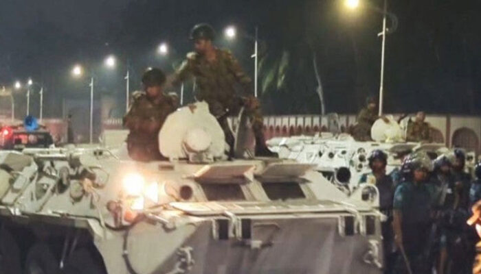 থমথমে বঙ্গভবন এলাকার অবস্থা, নিরাপত্তা জোরদার