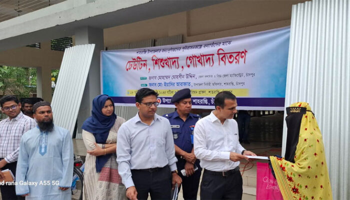 এ প্রণোদনা জীবন জীবিকায় কষ্ট লাঘবে সহায়ক হবে : ডিসি মোহসীন উদ্দিন