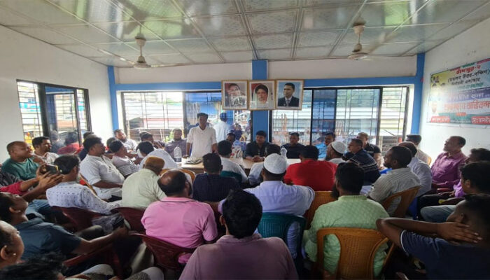 মতলব উত্তরে যুবদলের প্রতিষ্ঠাবার্ষিকী উপলক্ষে প্রস্তুতিমূলক সভা