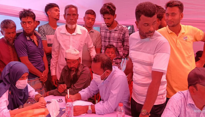 যুবদলের প্রতিষ্ঠাবার্ষিকী উপলক্ষে ফরিদগঞ্জে ফ্রি মেডিকেল ক্যাম্প