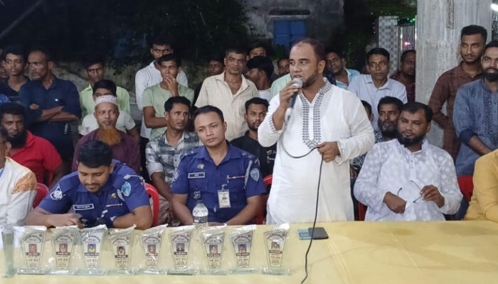 শুক্কুর পাটোয়ারীর পক্ষে খাদেরগাঁও ইউনিয়ন বিএনপির পূজা মন্ডপ পরিদর্শন