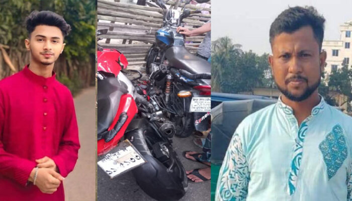 বাকিলায় মোটরসাইকেল দুর্ঘটনায় ঘটনাস্থলেই দুইজনের মৃত্যু : গুরুতর আহত-১