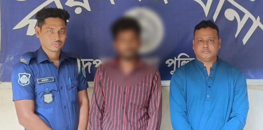 <span>ফরিদগঞ্জে / </span>টিউবওয়েল চোর গ্রেফতার