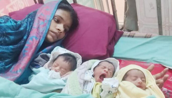 চাঁদপুরে এক সাথে তিন সন্তান জন্ম দিলেন গৃহবধূ