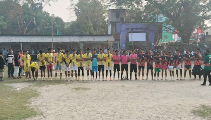 খিলাবাজার বন্ধু ক্লাব আয়োজিত ফুটবল টুর্নামেন্টের ফাইনাল অনুষ্ঠিত
